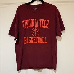 Champion Virginia Tech Hokies Basketball Icon T Shirt Maroon sz XL